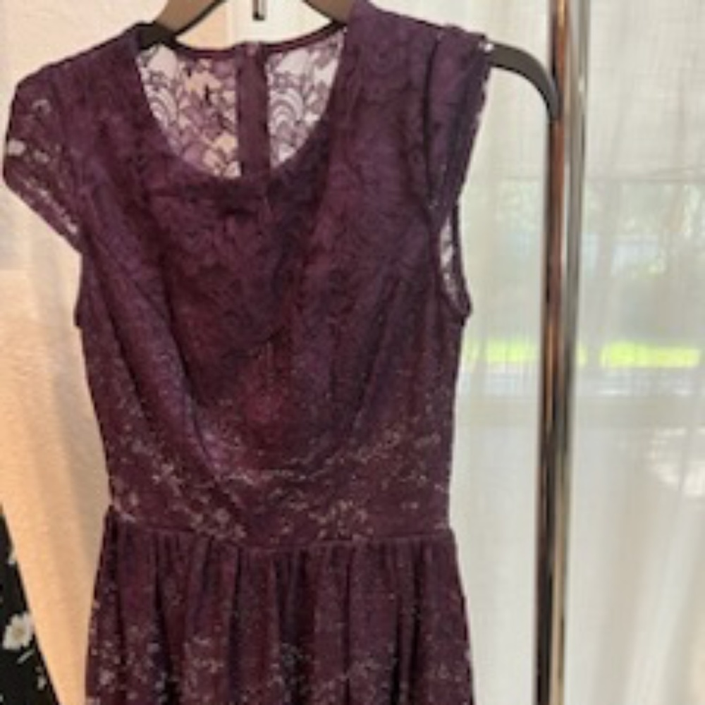Purple formal dress